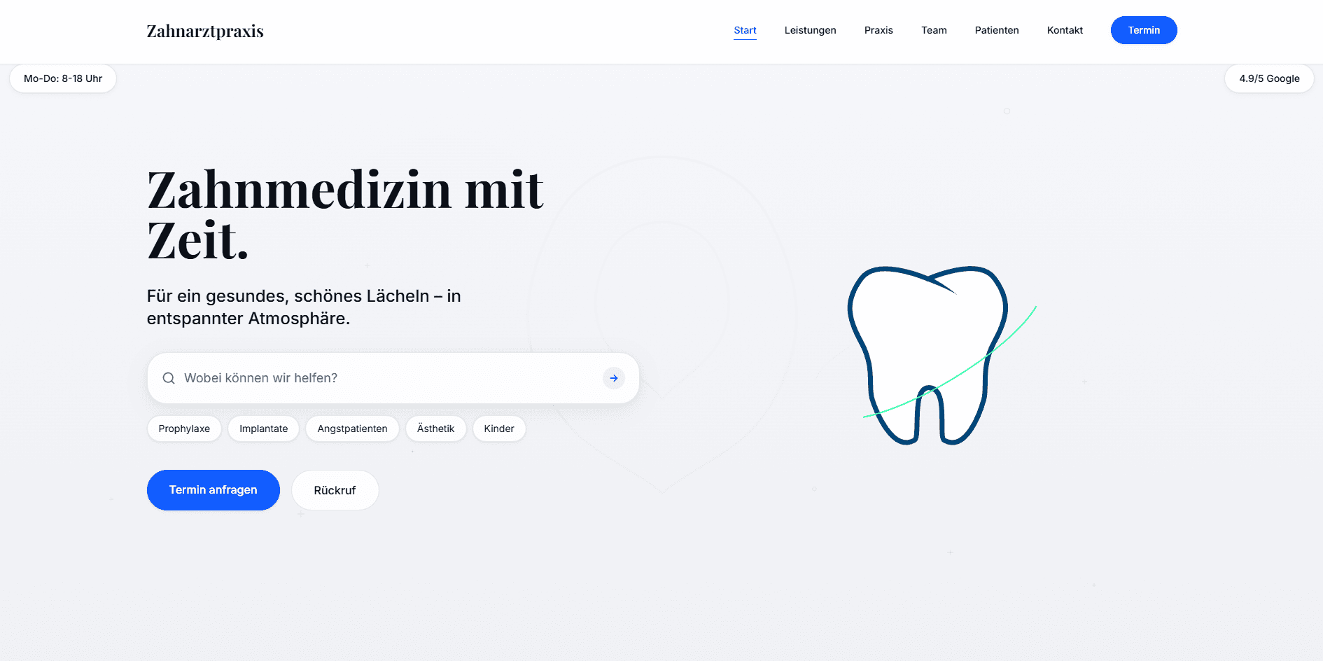 Zahnarztpraxis Modern